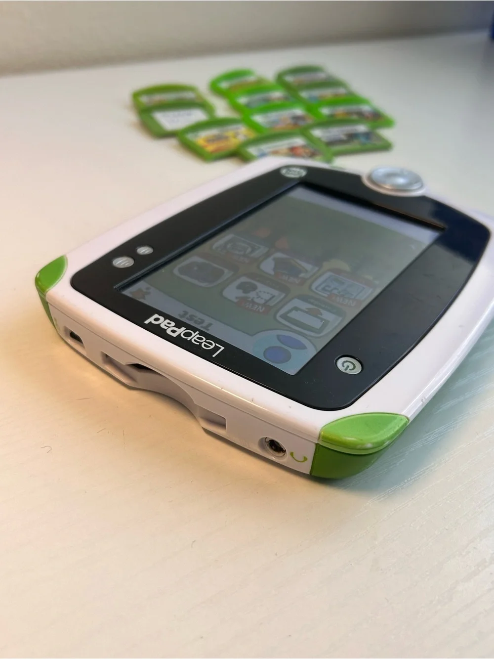 LeapFrog LeapPad Explorer Kids Tablet with Green Game Cartridges